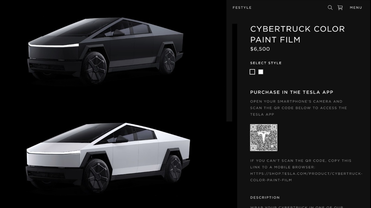 BREAKING: Tesla Launches Two Factory Cybertruck Color Options β Matte